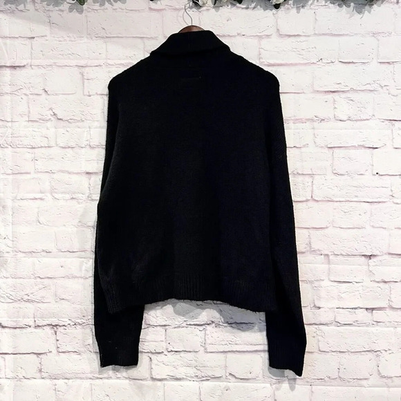 Pilcro Anthropologie Collared Cable Knit Cardigan Soft Comfy‎ Size Large - Picture 3 of 14